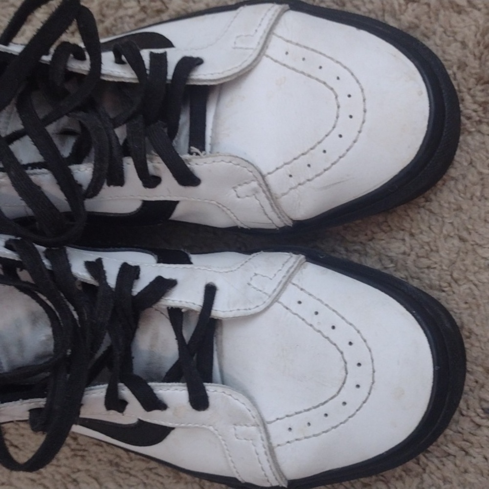 Vans Skate Hi Size 7.5/9 Black/White - Picture 11 of 11